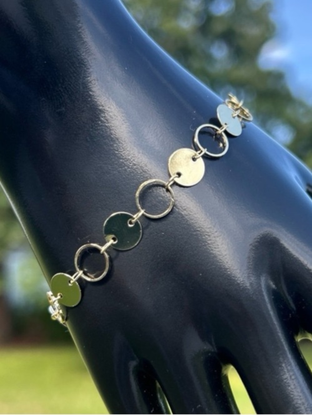New gold bracelet